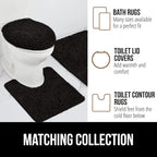 GORILLA GRIP Bath Rug Mat 54x24, Thick Soft Absorbent Chenille, Quick Dry - Image 8