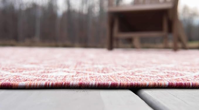 Unique Loom Outdoor Trellis Collection Area Rug - Image 4