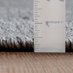 LUXE WEAVERS Modern Farmhouse Gray 9x12 Washable Area Rug, Anti-Slip Diamond - Image 5