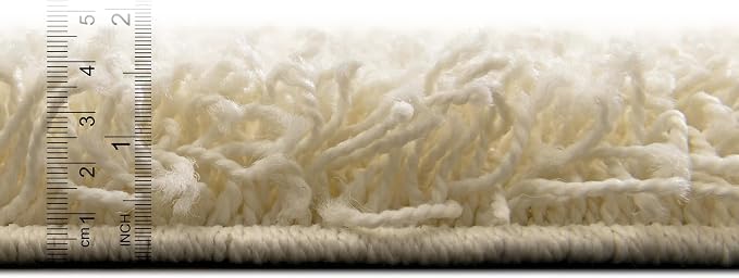 Unique Loom Solid Shag Collection Area Rug - Image 2