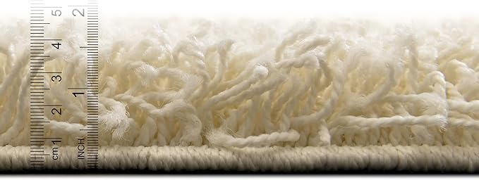 Unique Loom Solid Shag Collection Area Rug - Image 2