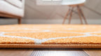Rugs.com Lattice Frieze Collection Rug – 2' x 8' 8 Runner Orange Medium Rug - Image 5