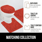 GORILLA GRIP Bath Rug Mat 60x24, Thick Soft Absorbent Chenille, Quick Dry - Image 9