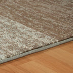 Superior Indoor Runner Rug, Jute Backed, Modern Geometric Patchwork Floor Decor - Image 9