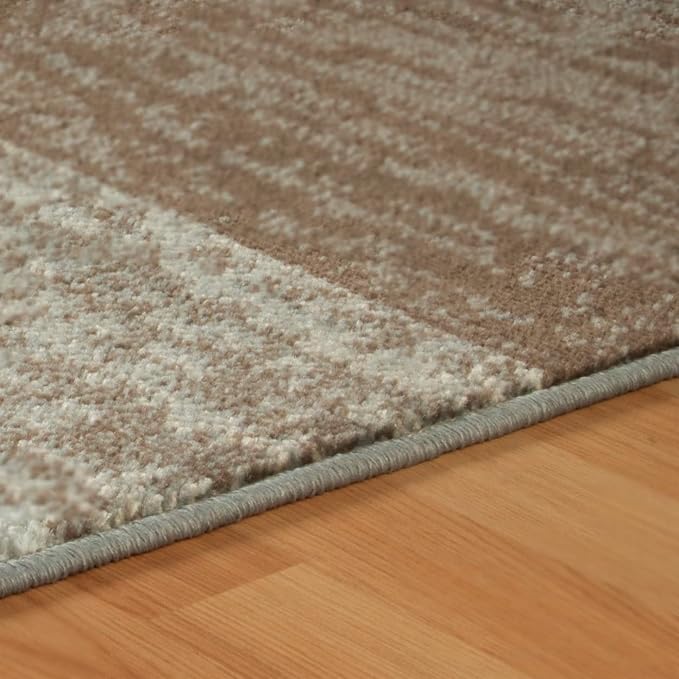 Superior Indoor Area Rug, Jute Backed, Modern Geometric Patchwork Floor Decor - Image 8