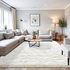 Beglad Fluffy Large Area Rugs 8x10 Feet, Modern Minimalist Style Shag Fuzzy Rugs by Beglad