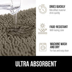 Gorilla Grip Shaggy Chenille Bath Rug Mat - Image 5