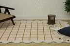 Scalloped Border Wool Area Rug - Image 2