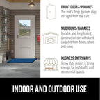 GORILLA GRIP Waterproof Traffic Guard Door Mat, 2 Pack Heavy Duty Entryway Mats - Image 7