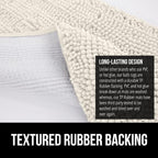GORILLA GRIP Plush Absorbent Shaggy Chenille Bath Rug Mat - Image 6