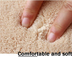 Soft Cashmere Area Rug Luxury Bedside Carpet Bedroom Living Room Mats Solid - Image 5