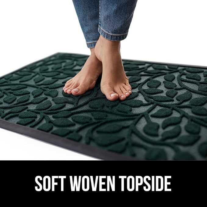 GORILLA GRIP 100% Waterproof All-Season WeatherMax Doormat, US Designed Natural - Image 7