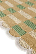Hand-Tufted Wool Area Rug with Scalloped Edges, Cozy and Soft Accent Rug - Image 7
