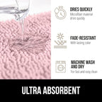 GORILLA GRIP Bath Rug Mat, Thick Soft Absorbent Chenille, Quick Dry Microfiber - Image 4