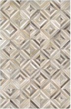 Premium Diamond, Patterned Leather Area Rug, Luxury Non Slip Floor Accent by Unknown