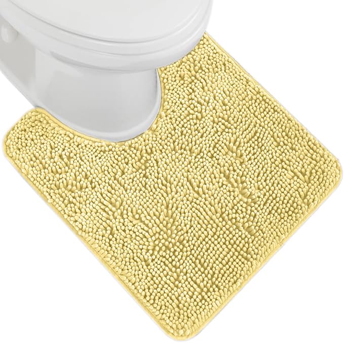 GORILLA GRIP Plush Absorbent Shaggy Chenille Bath Rug Mat by GorillaGrip