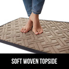 GORILLA GRIP 100% Waterproof All-Season WeatherMax Doormat, US Designed Natural - Image 8