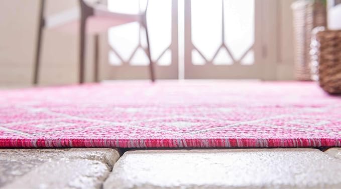 Unique Loom Outdoor Trellis Collection Area Rug - Image 4