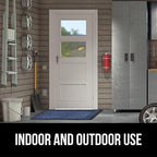 GORILLA GRIP 100% Waterproof All-Season WeatherMax Doormat, US Designed Natural - Image 9