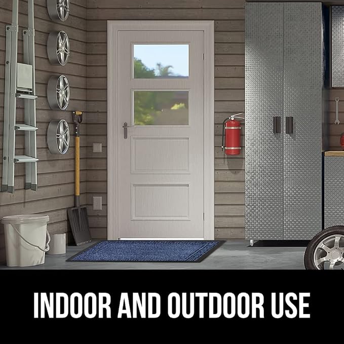 GORILLA GRIP 100% Waterproof All-Season WeatherMax Doormat, US Designed Natural - Image 9