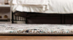 Rugs.com Lattice Frieze Collection Rug – 2' 7 x 12' Runner Blue Multi Medium - Image 4