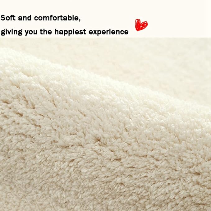 Soft Cashmere Area Rug Luxury Bedside Carpet Bedroom Living Room Mats Solid - Image 8