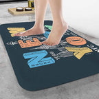 New York City Bath Rugs for Bathroom New York Theme on Black Background Durable - Image 2