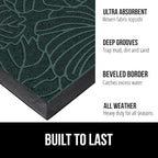 GORILLA GRIP 100% Waterproof All-Season WeatherMax Doormat, US Designed Natural - Image 2