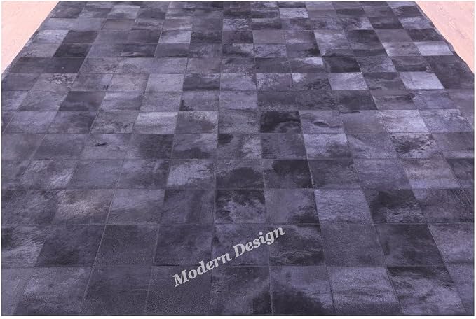 Modern Design Premium Cowhide Leather Carpet - Image 7