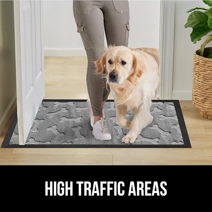 GORILLA GRIP 100% Waterproof All-Season WeatherMax Doormat 35x23, US Designed - Image 6