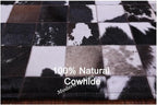 Modern Design Premium Cowhide Leather Carpet - Image 5