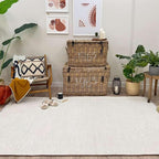 Alfa Rich 4x6 White Washable Area Rugs by AlfaRichRugs
