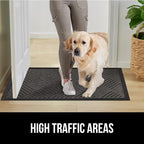 GORILLA GRIP 100% Waterproof All-Season WeatherMax Doormat, US Designed Natural - Image 6