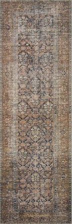 Loloi Amber Lewis Billie Collection, Ink & Salmon 2'-3" x 3'-9" Area Rug – - Image 8