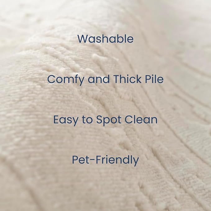 Revival Rugs Ebb 6'7"x9' Washable Area Rug - Image 2