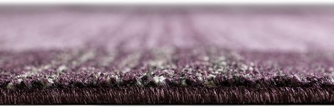 Rugs.com Angelica Collection Rug – 8 Ft Round Violet Medium Rug Perfect - Image 5