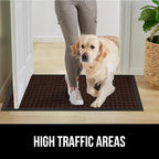 GORILLA GRIP 100% Waterproof All-Season WeatherMax Doormat, US Designed Natural - Image 6