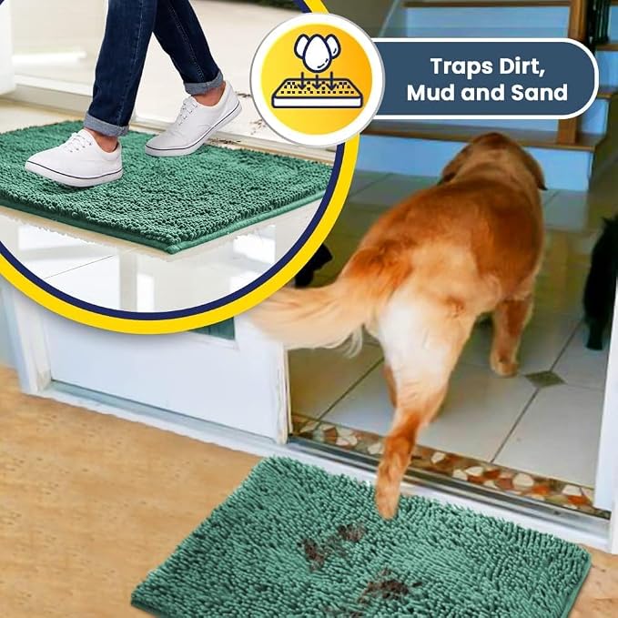 Muddy Mat® Shown on TV – Super Absorbent Door Mat Indoor, Microfiber Quick Dry - Image 3