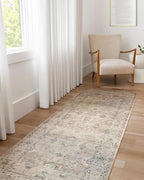 Loloi Hathaway Collection HTH-03 Java/Multi 2'-6" x 7'-6", .25" Thick Runner Rug - Image 8