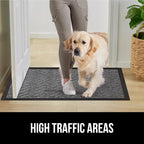 GORILLA GRIP 100% Waterproof All-Season WeatherMax Doormat 35x23, US Designed - Image 6