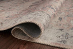 Loloi Hathaway Collection HTH-06 Blush/Multi 9'-0" x 12'-0", .25" Thick Area Rug - Image 5