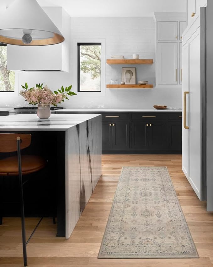 Loloi Hathaway Collection HTH-04 Beige/Multi 3'-6" x 5'-6", .25" Thick Accent - Image 8