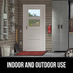 GORILLA GRIP 100% Waterproof All-Season WeatherMax Doormat, US Designed Natural - Image 9
