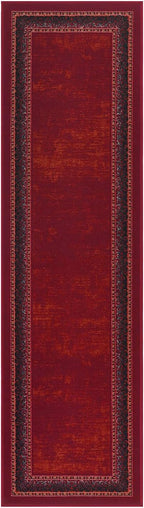 Antep Rugs Alfombras Bordered Modern 2x5 Non-Slip Low Pile Rubber Backing - Image 2