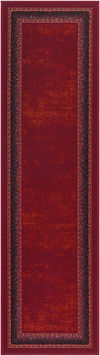 Antep Rugs Alfombras Bordered Modern 2x5 Non-Slip Low Pile Rubber Backing - Image 2