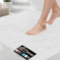 GORILLA GRIP Bath Rug Mat 44x26, Thick Soft Absorbent Chenille, Quick Dry by GorillaGrip