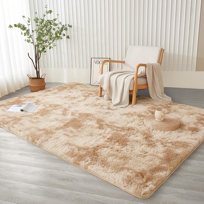 Andency 8x10 Area Rugs for Living Room, Non-Slip Fluffy Soft Large Shag Bedroom - Image 7