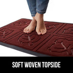 GORILLA GRIP 100% Waterproof All-Season WeatherMax Doormat, US Designed Natural - Image 7