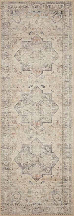 Loloi Hathaway Collection HTH-07 Multi/Ivory 2'-6" x 7'-6", .25" Thick Runner - Image 6