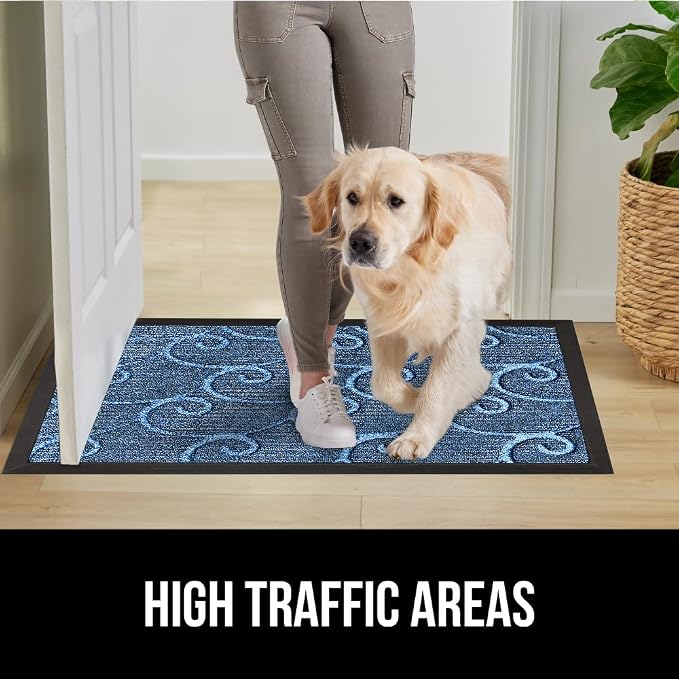 GORILLA GRIP 100% Waterproof All-Season WeatherMax Doormat, US Designed Natural - Image 6